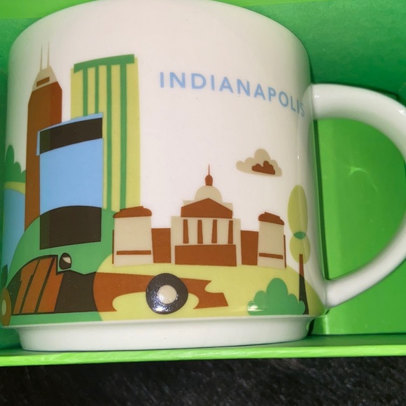 STARBUCKS You are Here Collection INDIANAPOLIS Mug New With Box - Picture 2 of 4